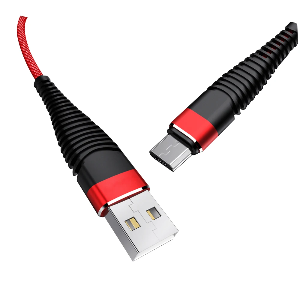 SIPU кабель для быстрой зарядки и передачи данных с оплеткой Micro USB C зарядный мобильного