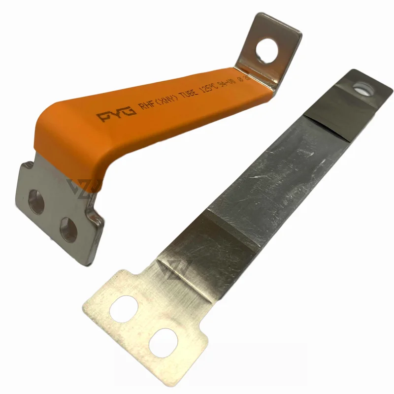 Nickel Plated epoxy coating insulated aluminium laminate flexible busbar for battery modules