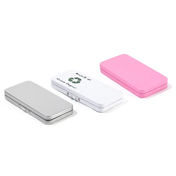 Custom Printed Rectangular CR Tin Box With Child Safety Lock Hot Sale Food Grade Child Proof Metal Packing Tin Case With Insert