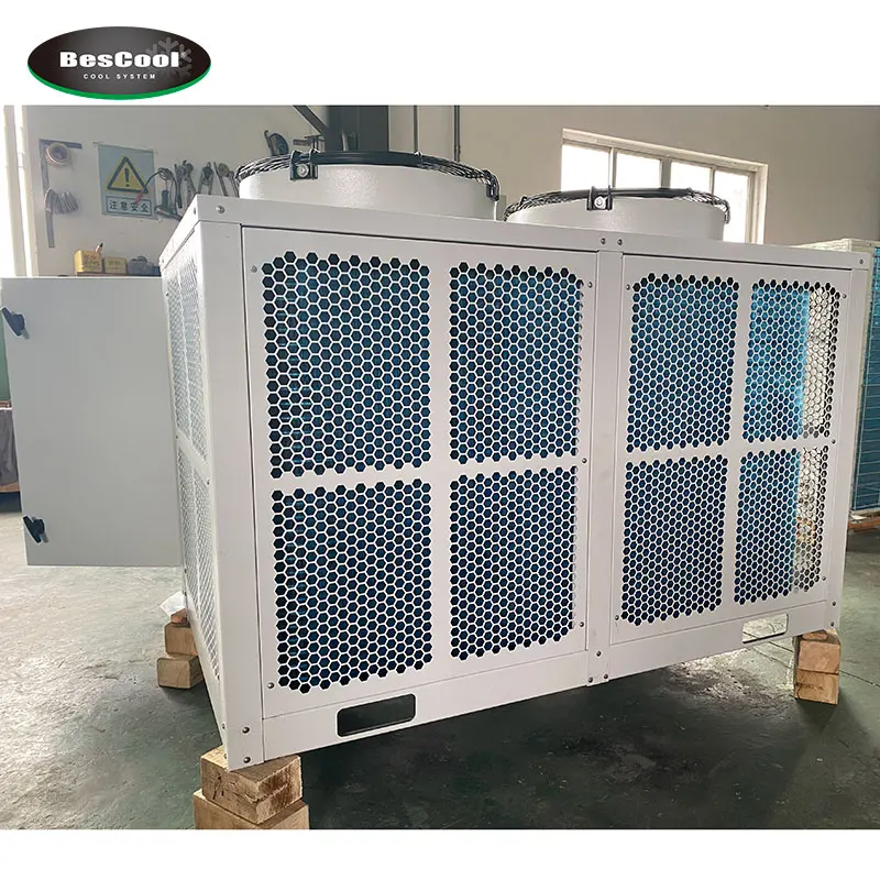 Energy saving cold room box type twin top blowers freezer condensing unit ZB58KQ cope-land compressor 8HP condensing system