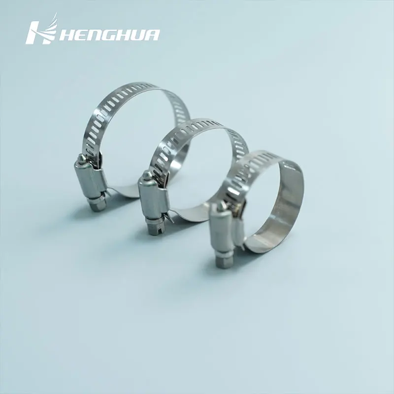 Factory Price 316 Stainless Steel Quick Release Hydraulic Heavy Duty Pipe Clamp 1/4 American Hose Clip Hose Clamp