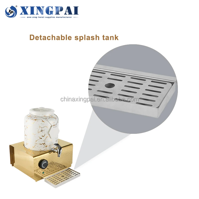 XINGPAI catering equipment hammered stainless steel base electric juice dispenser for sale