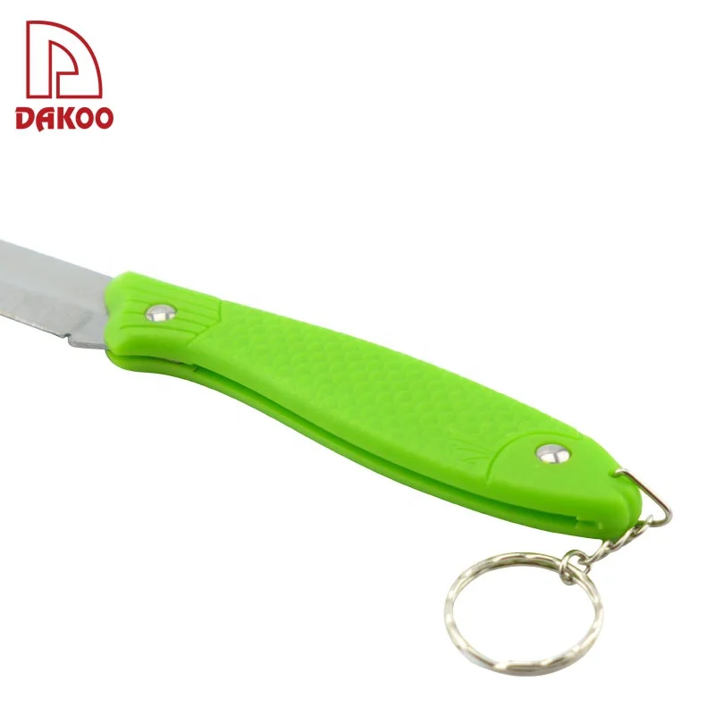Green Color folding knife Pocket Knifes with ABS Handle