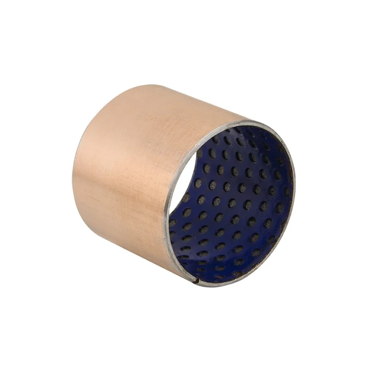 Customized various size factory price bearing sleeve self lubricated copper bushings