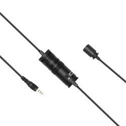 Portable multi function camera video collar clip lapel microphone for youtube video recording vlog