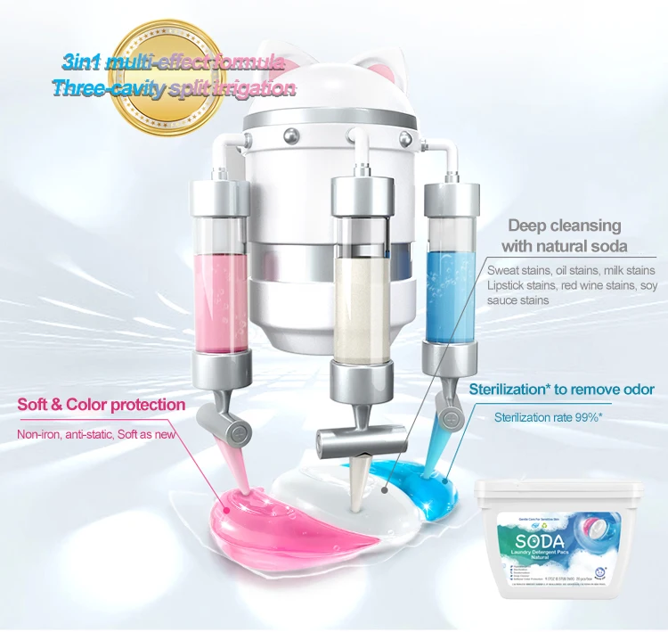 detergent Laundry scented pods wholesale 10g 15g laundry capsule beads 3 in 1 for washing clothes