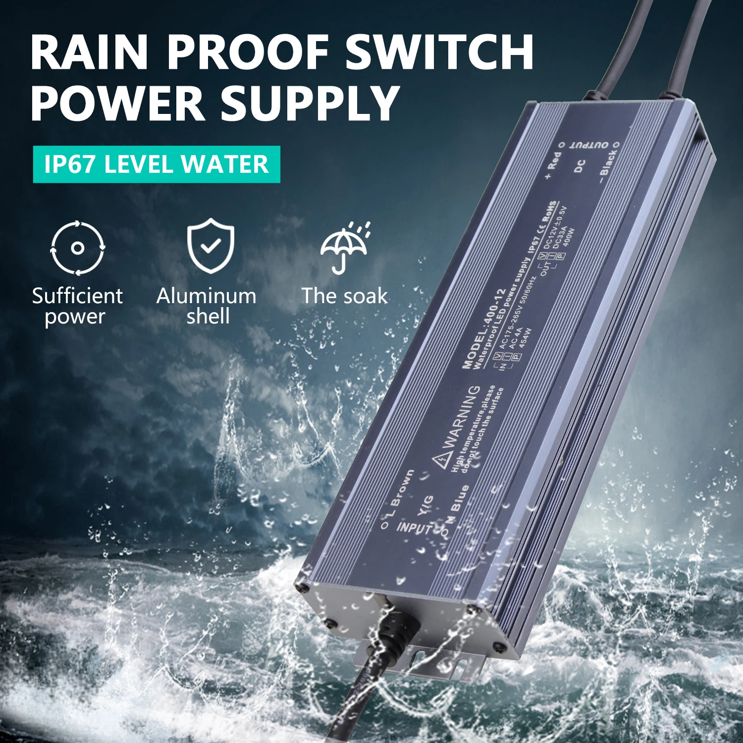 Generic Ip67 Led Driver Hlg-60H-C700A 0-10V Dimming 2.4G Wireless Dimming Driver For Led Light 0 To 10