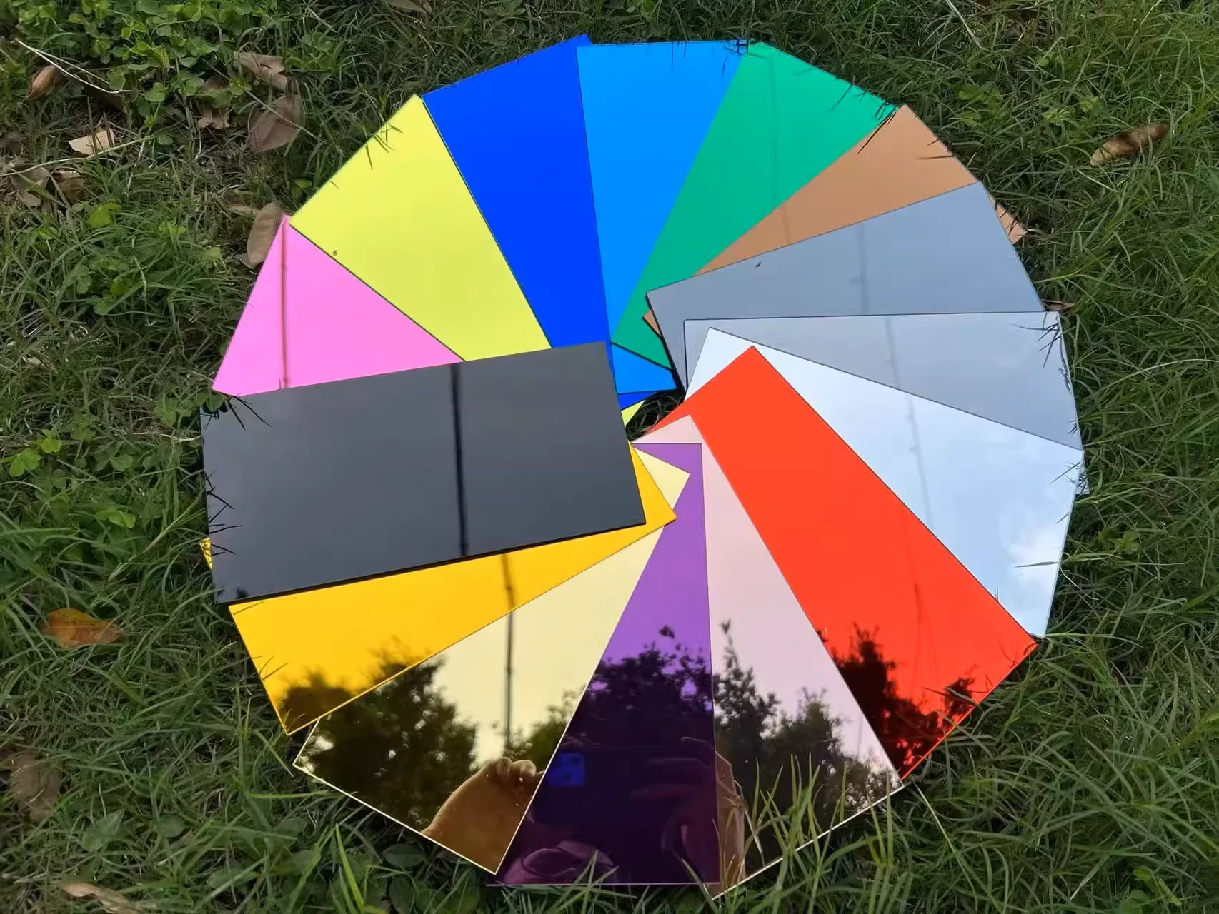 Easy Processing Mirror Acrylic Plastic Sheet With Double-sided Protection Film