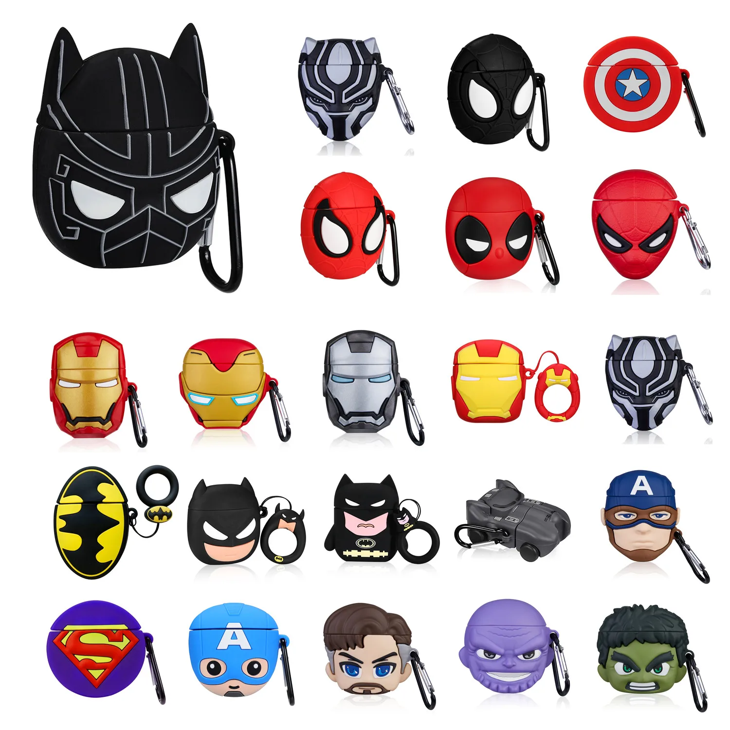 
Gemfits Super Hero Cases for Airpod Case, Cartoon Anime Case for Airpod case, Airpod Cases 2021 