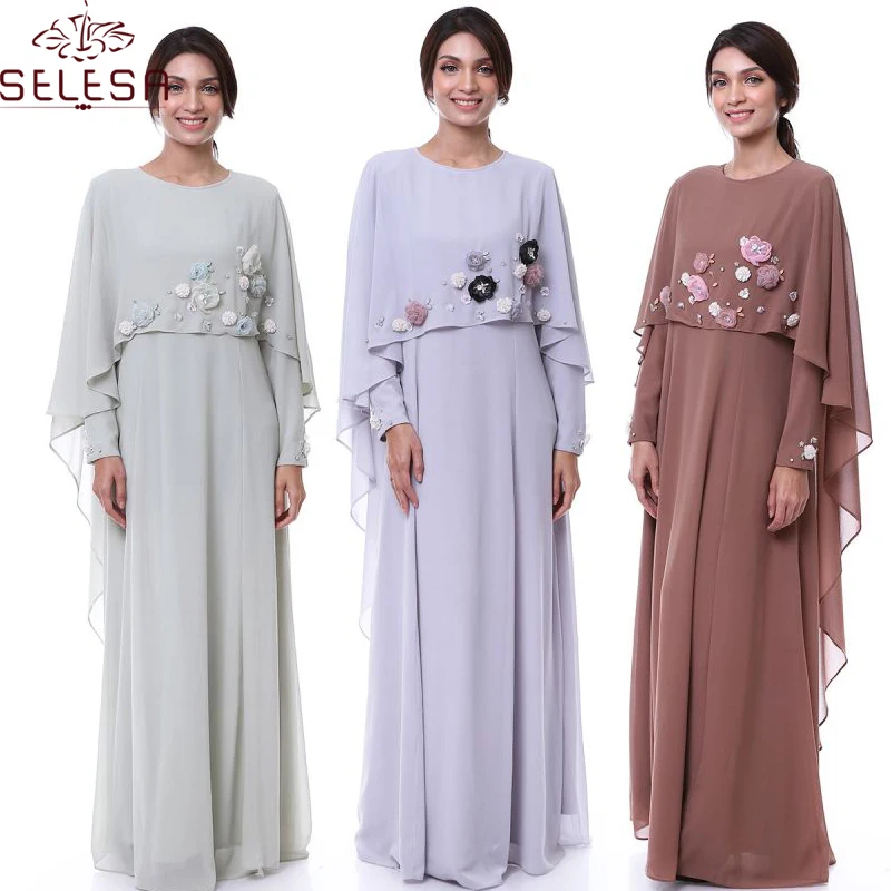 Oem Baju Kurung Modern Abaya Muslim Dresses Women With  Hijab Fashion Kitenge Designs Muslim Dress Pink Islamic Clothing