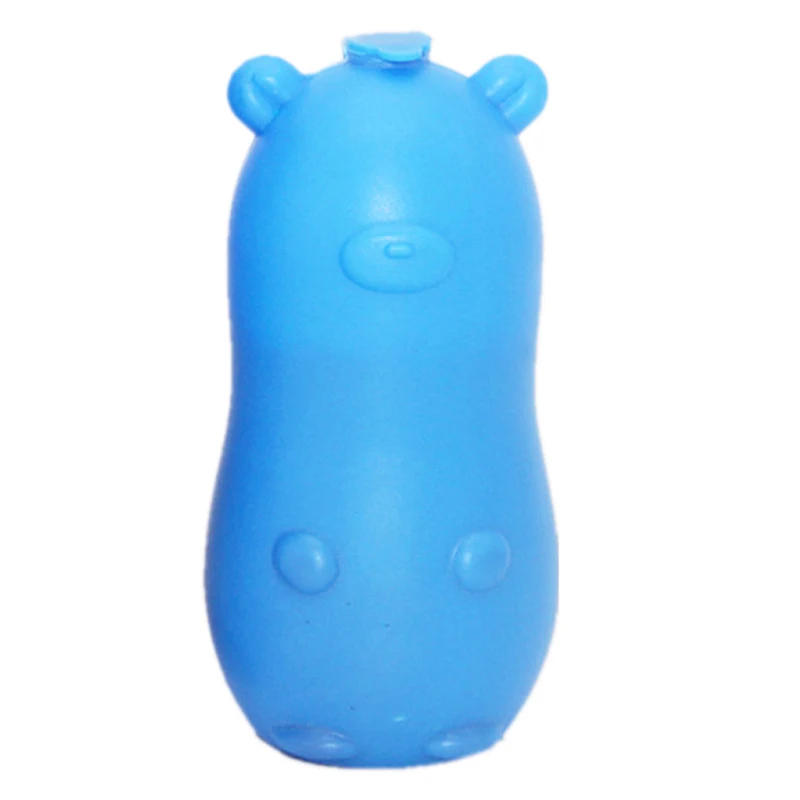 Powerful Portable Eco Friendly Bear Block Blue-Touch Toilet Flush Bowl Cleaner