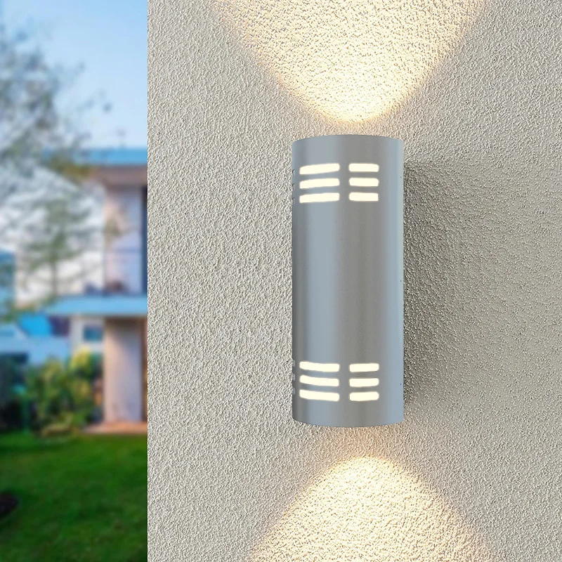 Modern Design Outdoor Wall Sconce IP65 Waterproof LED Up And Down Wall Lights 5CCT Switchable LED Wall Lights