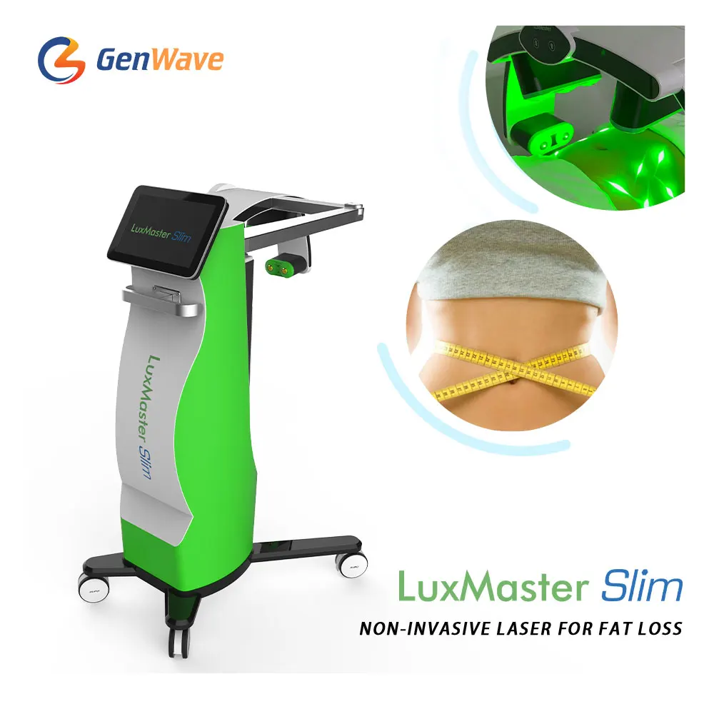 Эффективный зеленый лазер 532 нм для похудения Тонкий лазер Lipo Lllt LuxMater тонкое устройство для холодной лазерной терапии