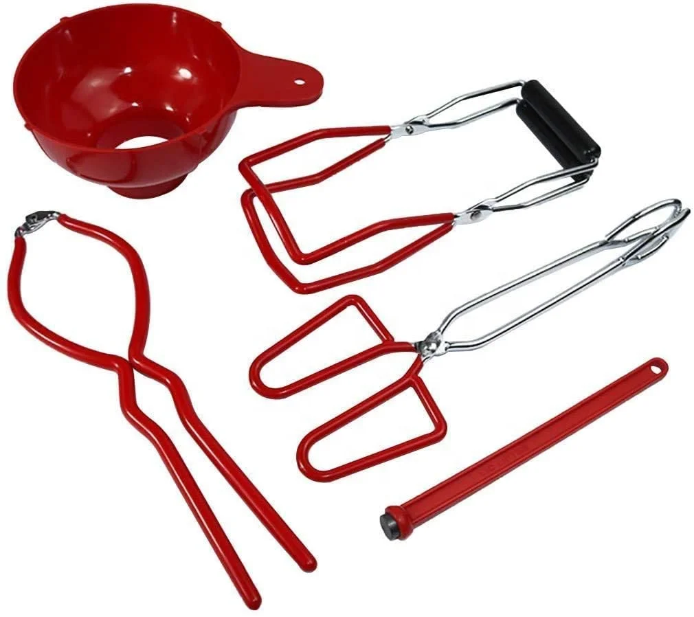 Лидер продаж Amazon 2021, кухонные приспособления, подъемные щипцы из нержавеющей стали для консервных банок с рукояткой