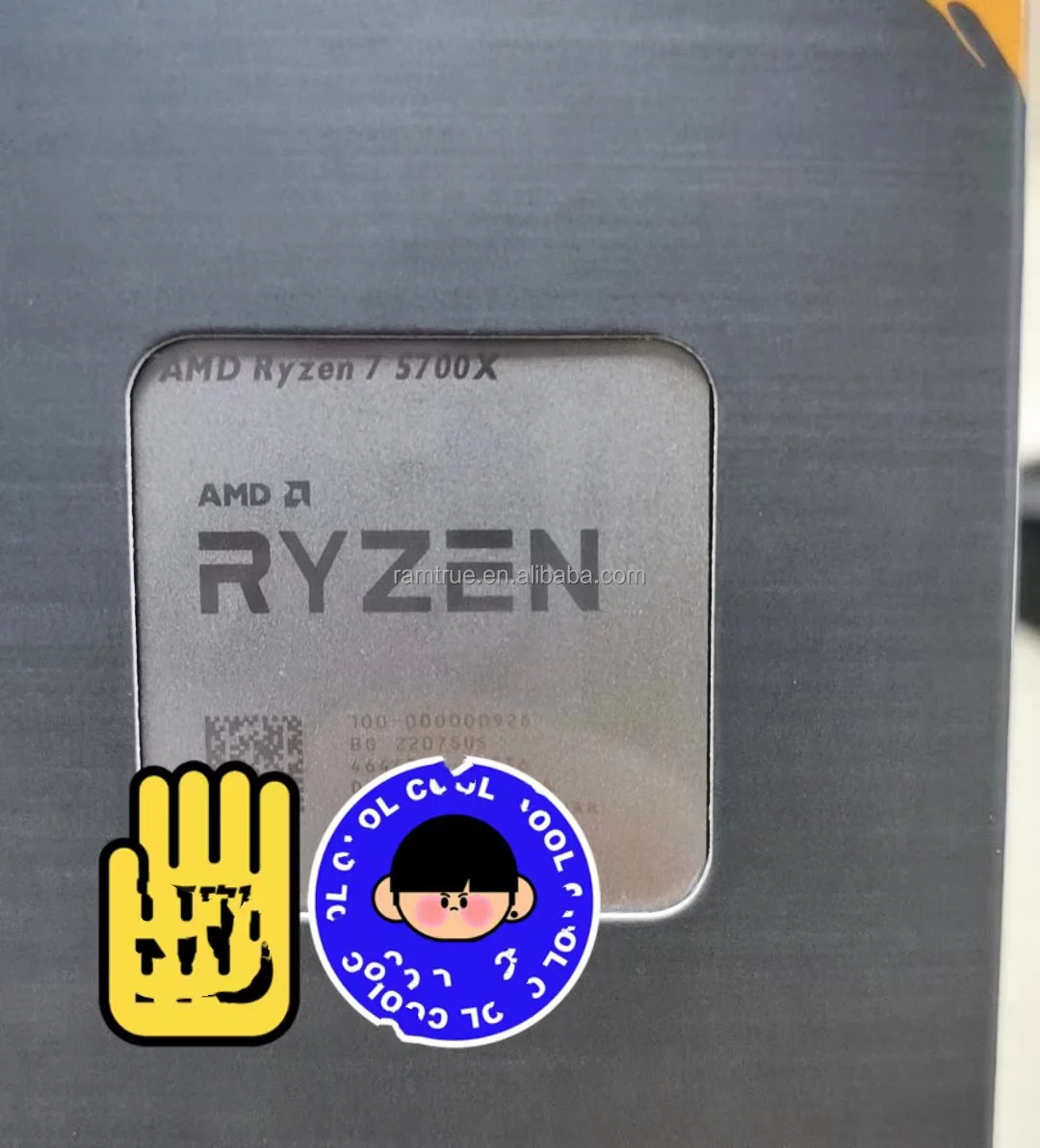 New AMD CPU boxed R7-5700x Gaming 8 Cores 16 Threads Processor For i5 i7 Computer Motherboard Graphics Cards R7 Cpus