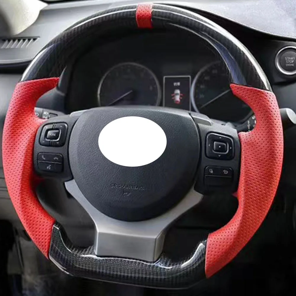 carbon fiber steering wheel the old style was replaced with new for Toyota Lexus