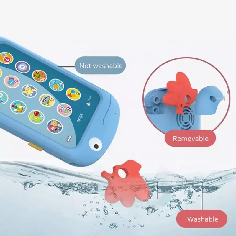 Kids Interactive Learning Toys Baby Musical Mobile Phone Toy with Light up and Music Children Educational Phone toys