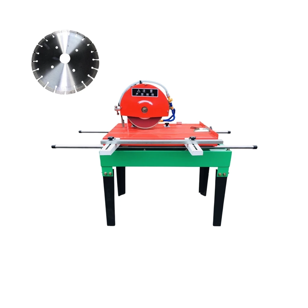 Hot sale construction project marble brick cutting machine 600mm refractory brick cutting machine 45°rotary chamfering machine