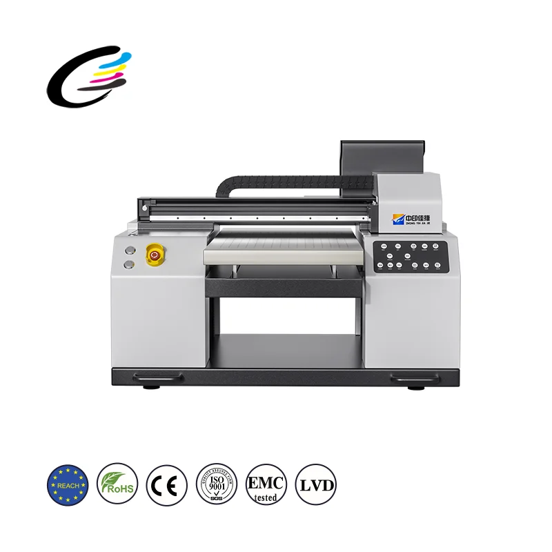 Fcolor UV DTF printer full set AB Film Automatic A3 UV Flatbed Varnish printer for phone case bottle glass metal sticker