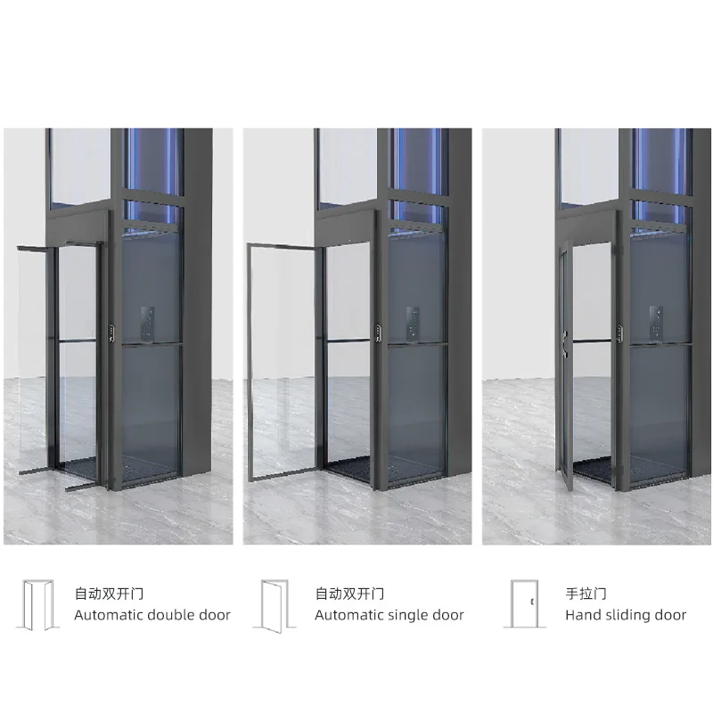 HOMEKA  High end hot selling villa elevator lifting platform, small unit safety self built house elevator