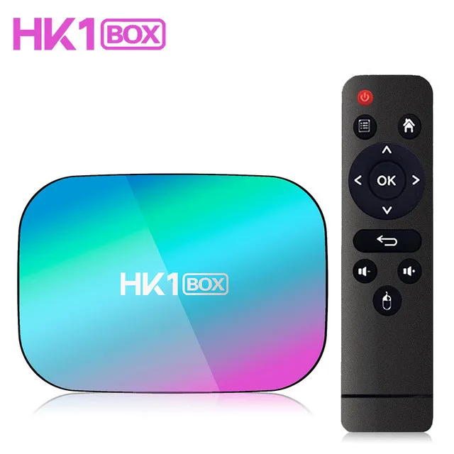 HK1 BOX Android 9.0 Smart TV Box Amlogic S905X3 8K 4GB 64GB 2.4G/5.8G WIFI BT4.0 1000M H.265 HEVC Media Player Set Top Box