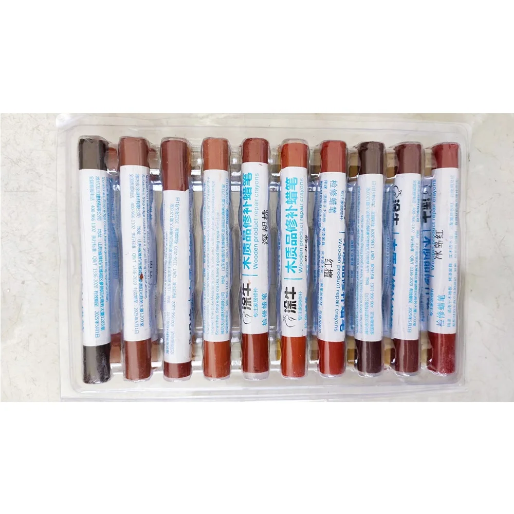Восковые мелки для ремонта мебели хорошего качества, производство Китай