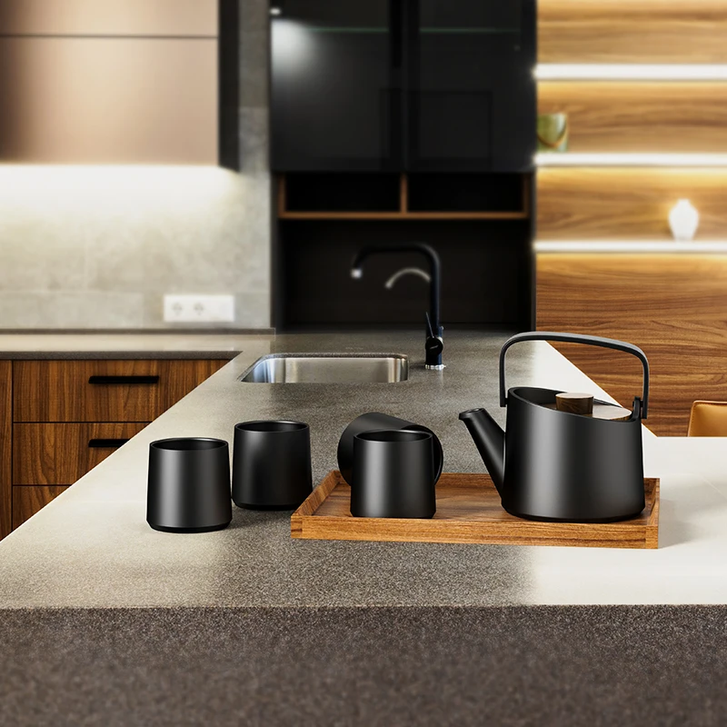 DHPO Hot Selling 800 ML Custom Porcelain Tea Pot with Stainless Steel Infuser, Blooming & Loose Leaf Teapot