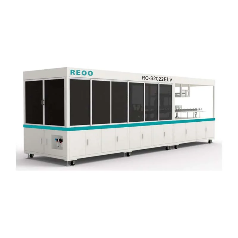 REOO Automatic Solar Cell Soldering stringing machine for solar panel production line support installation, commssion