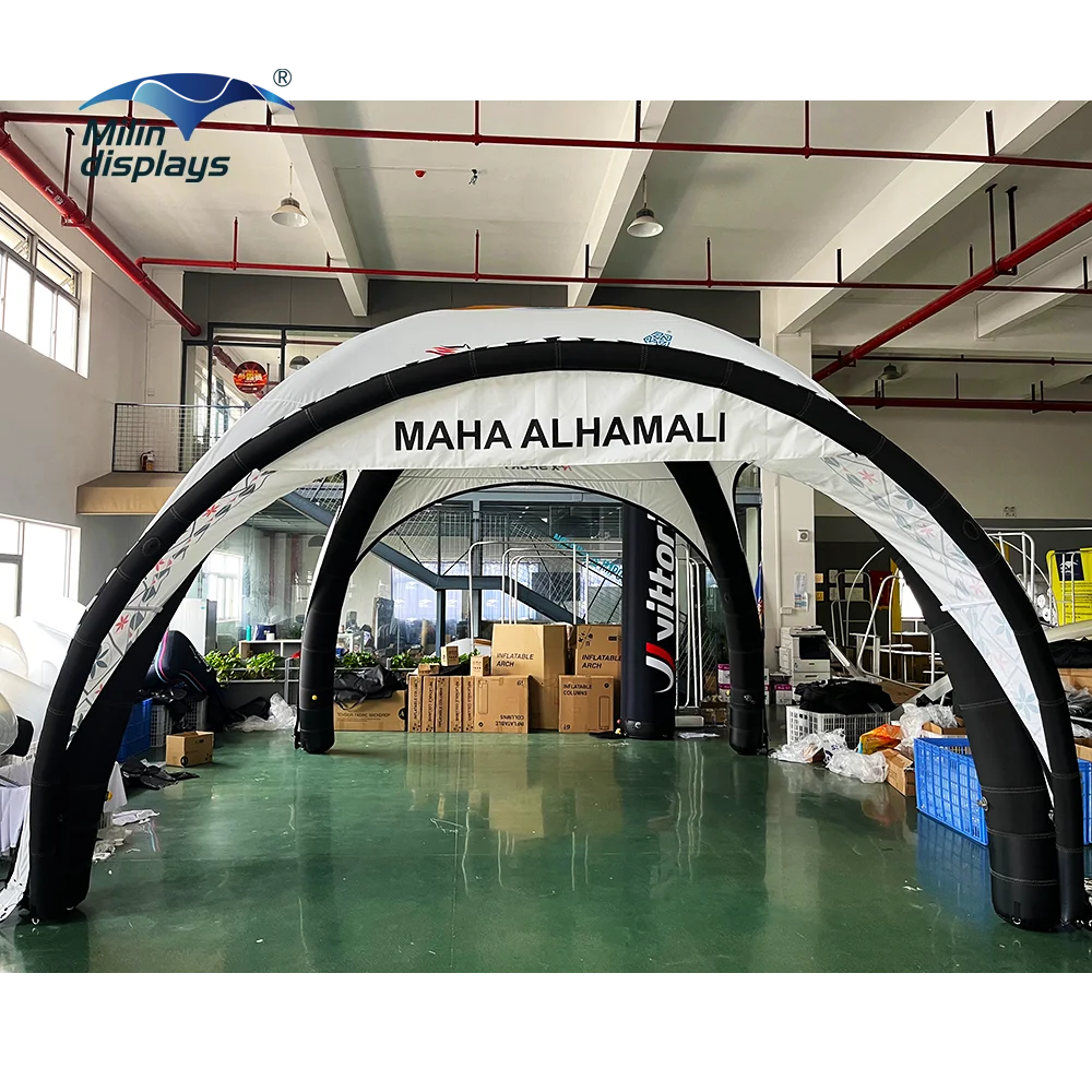 Big Outdoor Marquee Waterproof Awning  X Shape  Spider Dome Canopy Racing Sports Tent Inflatable