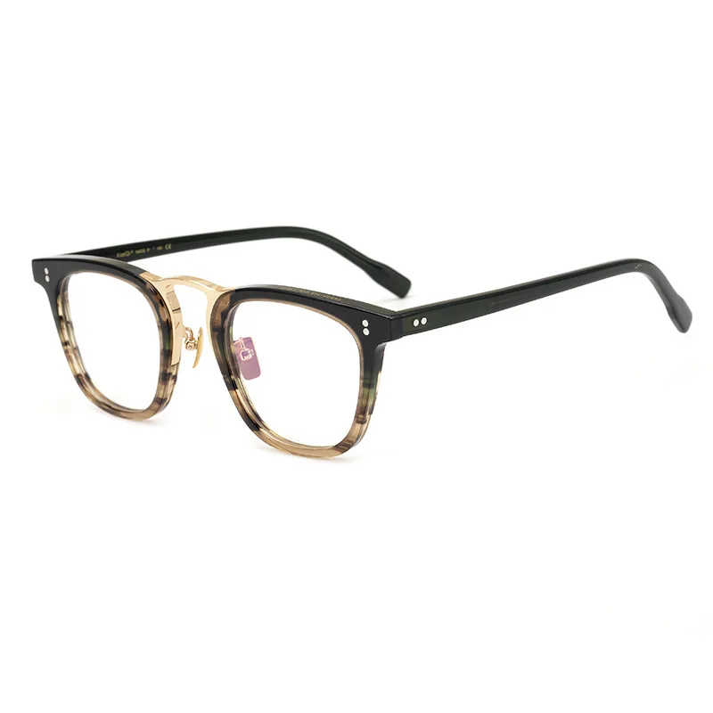 2023 New Japan 100% Handmade Pure Acetate Titanium Optical Luxury Top Quality Eyeglasses Frames