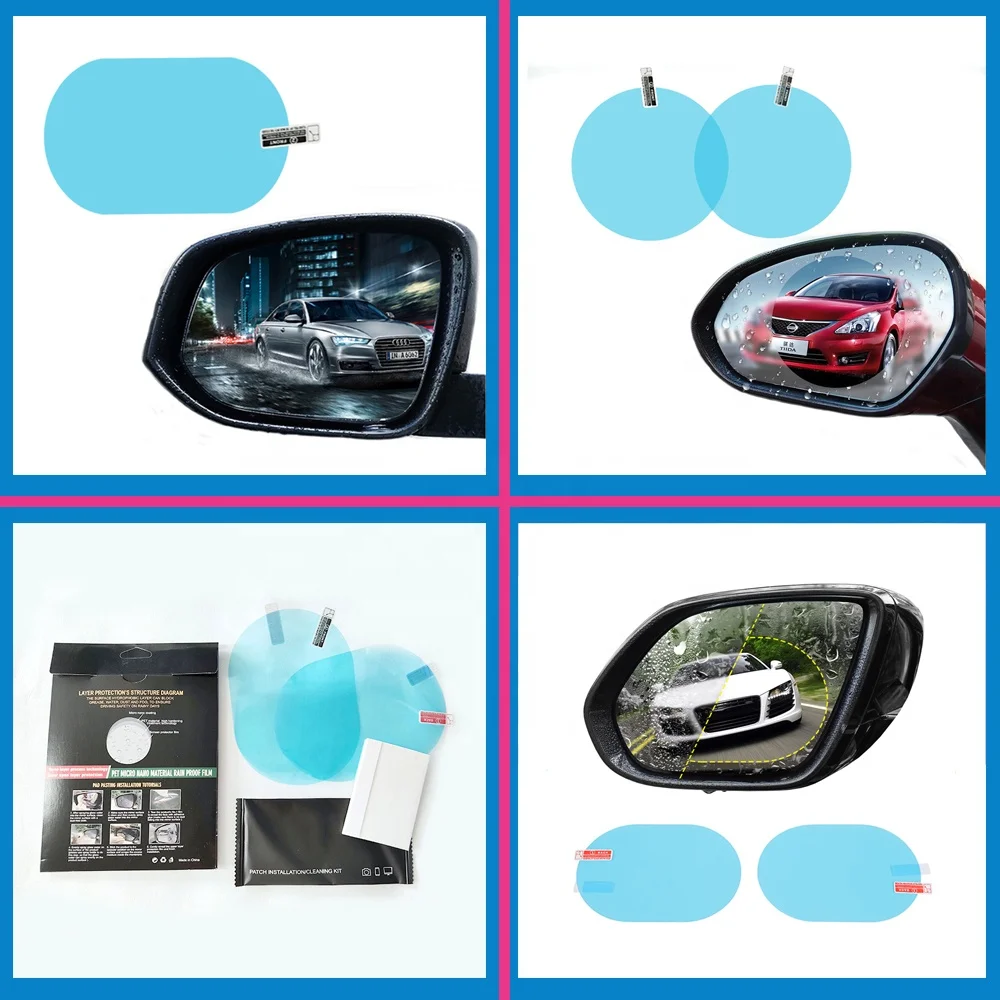 LJC car rainproof film anti fog Anti Rain Fog Film Waterproof And Car Screen Protector Sticker