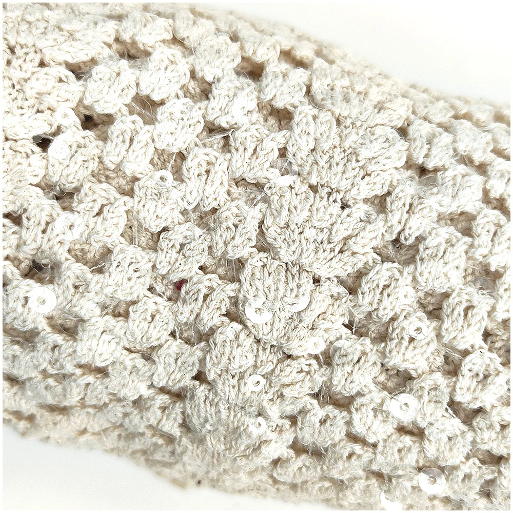 High Quality 100% Embroidered Cotton Lace Fabric for Ladies Garment Crochet Lace Trimming