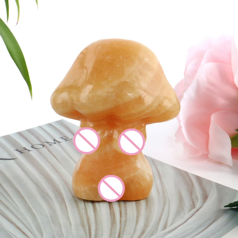 Natural crystal mushroom crystal body
