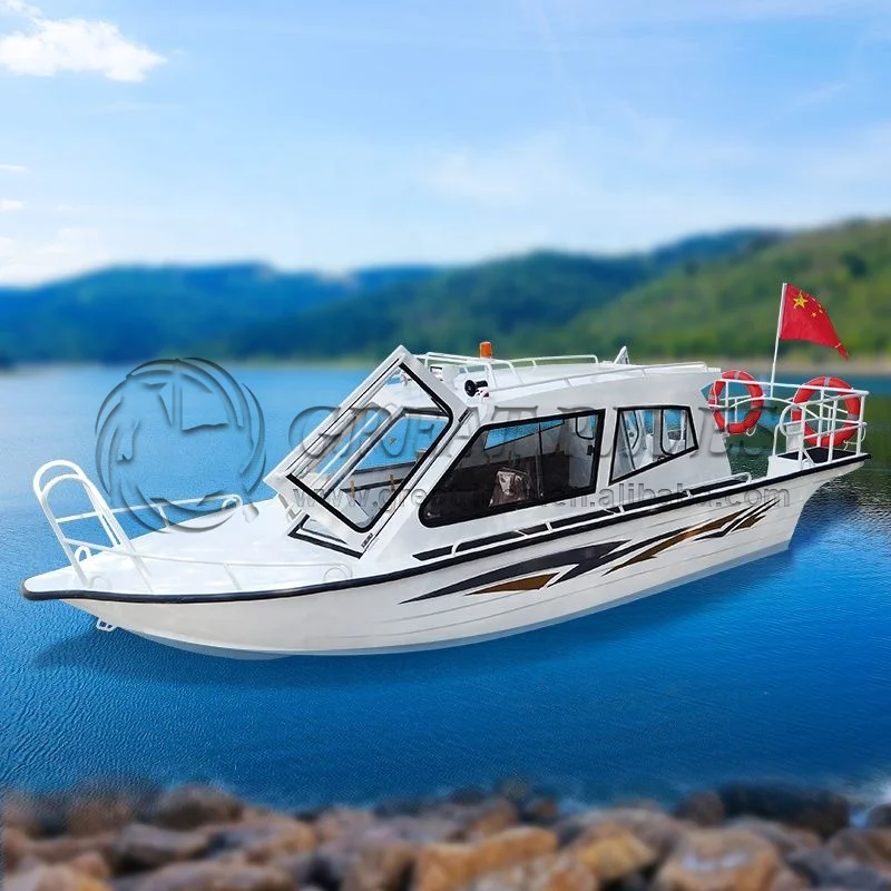 Factory Direct 20 ft/6m Aluminum Fishing Boat China Durable Good Quality Speed boat For Fishing and Water Sports