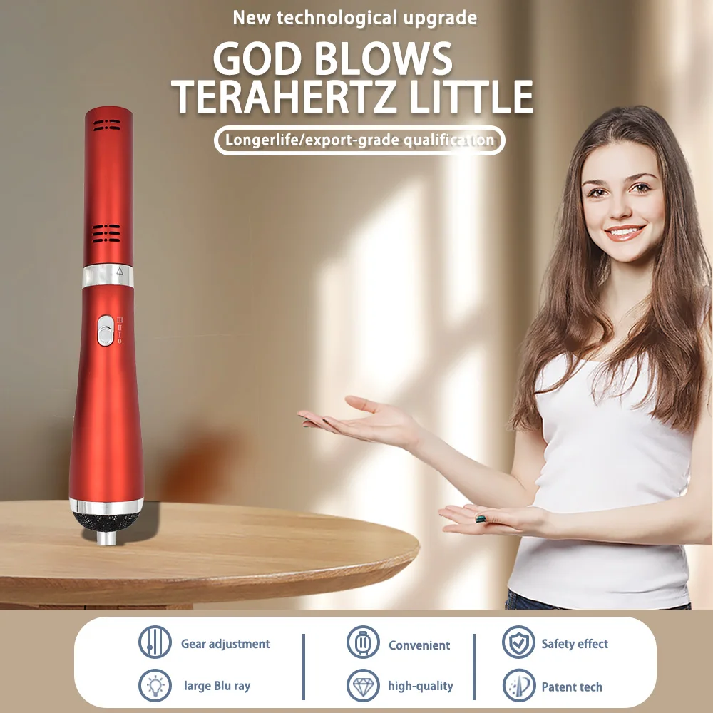 Terahertz Wand Therapy Infused with Acupuncture Principles - Itera Care Health Face Massager for Meridian Pulse Dredging