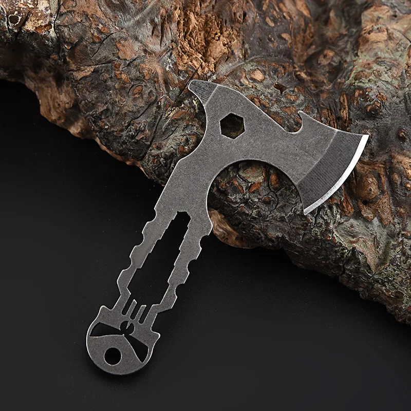 5 in 1 EDC Bottle Opener Wrench Mini Tool Axe