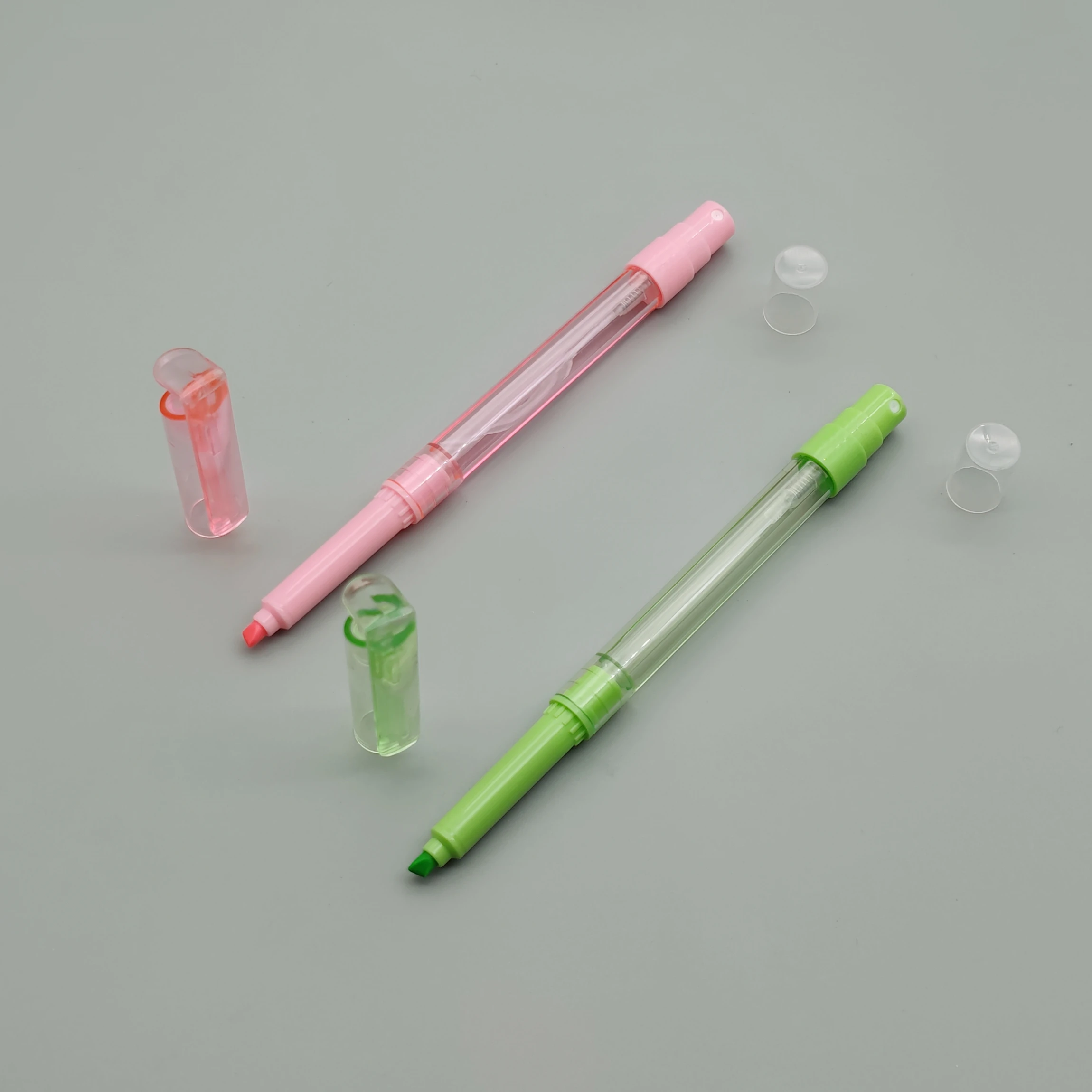Multi-function fluorescent pen phone holder pen personalized spray pen with candy color