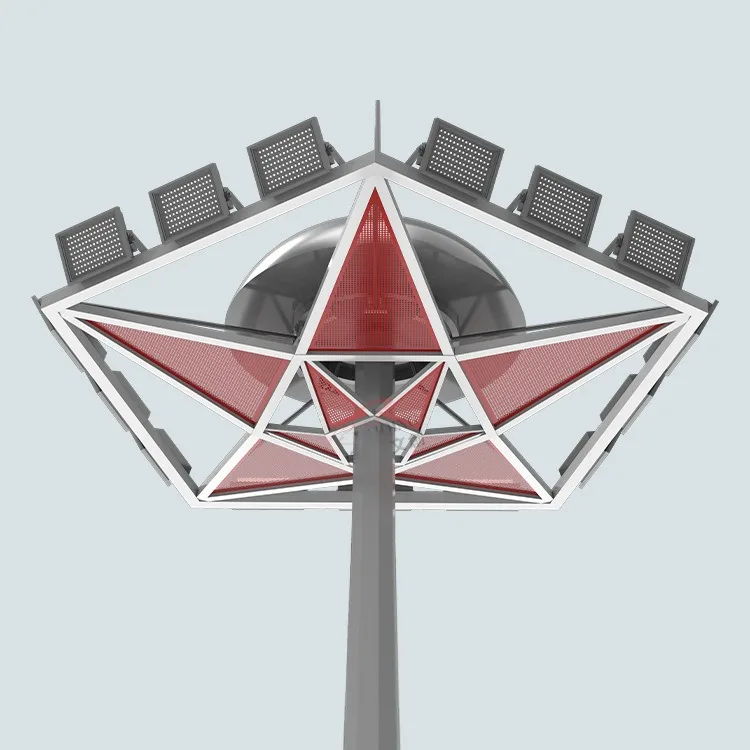 Производство Китай лучшее качество 20 м 25 30 35 высокая мачта светодиодный осветительный столб