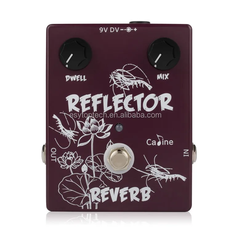 Caline CP-44 Reverb Pedal Guitar Effects Pedals True Bypass with Aluminum Alloy Housing