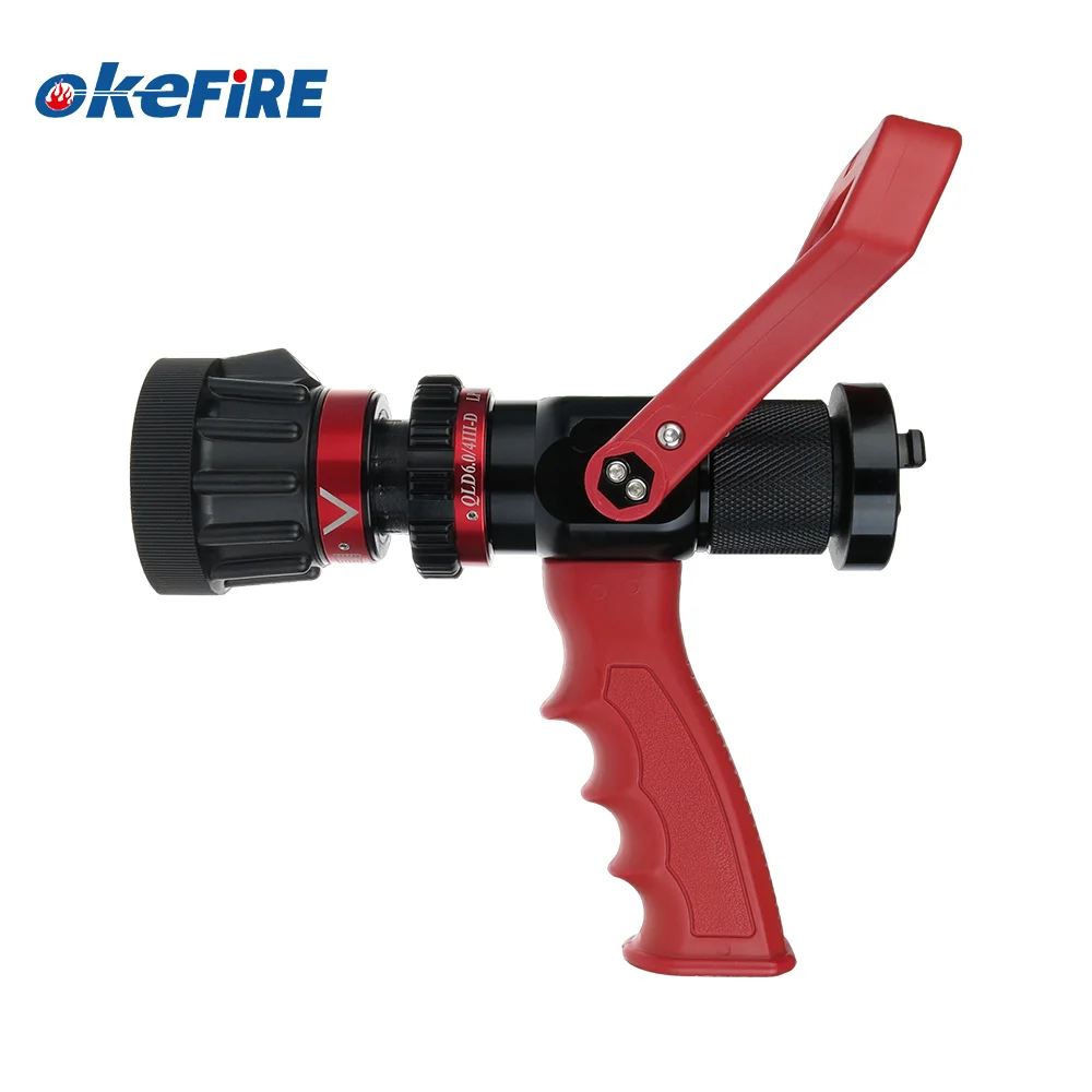 OKEFIRE High Quality Pistol Grip Multi Purpose Fire Fighting Defense Nozzle 1inch BSP