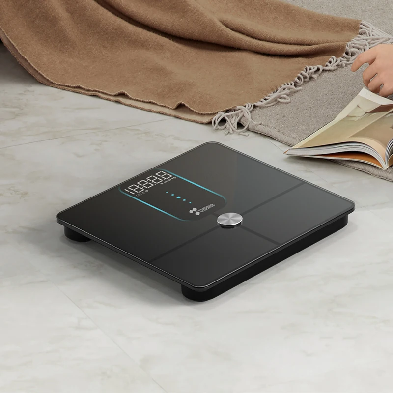 Новая модернизированная светодиодная Скрытая цифровая шкала 180 кг весы для биоимпеданса поддержка без ODM индивидуальные измерения жира в организме