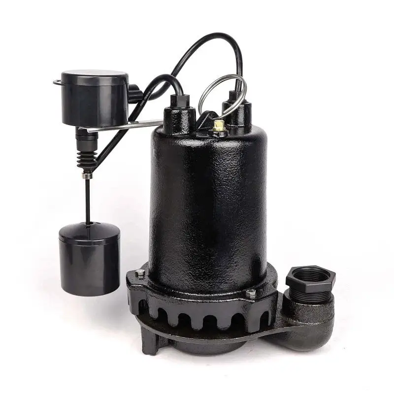 1hp Heavy Duty Cast Iron Construction Electrical Submersible Suction Pump