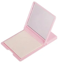 Green tea Oil Absorbing Sheets with Mirror Makeup Facial Oil Blotting Paper Private Logo