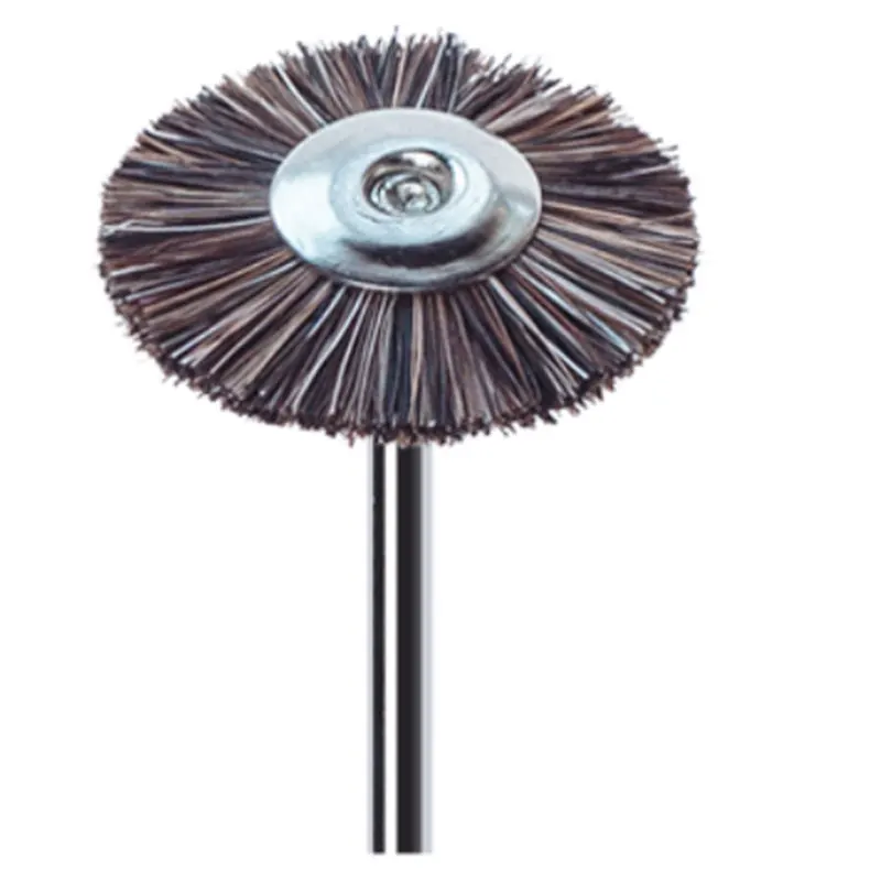 Dental laboratory consumables horse hair round denture acrylic composites HP shank dental polishing brush Dental Tools