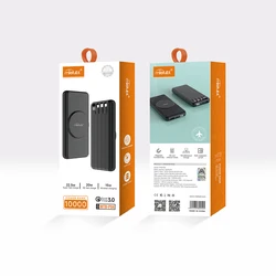 Mietubl Portable power super fast charging series MTB-P04 QC22.5 W + PD20W+ 15W wireless charger  10000 mah (37 wh)