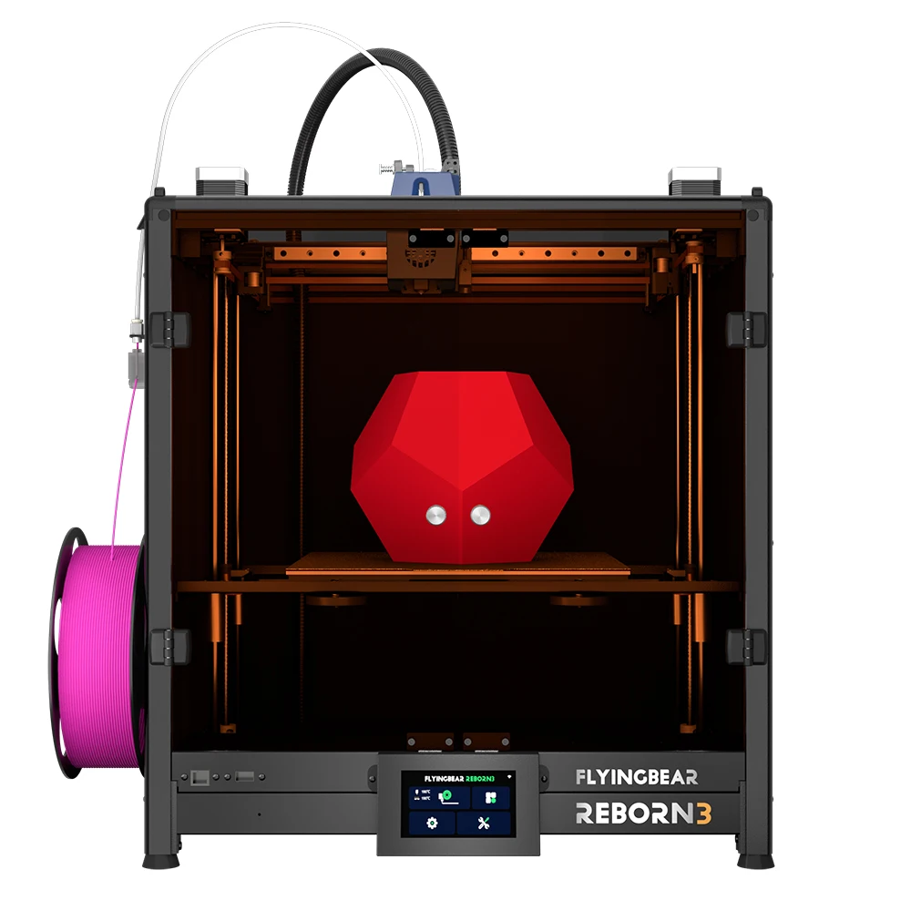 3D принтер FLYINGBEAR Reborn3 скорость 500 мм/с высокая точность ± 0 1 мм строительная 300*300*350 автоматическая машина для выравнивания корекси