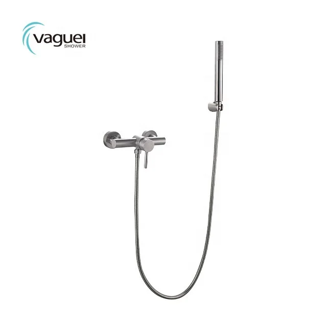 Modern 304stainless steel hot cold water mixer shower column