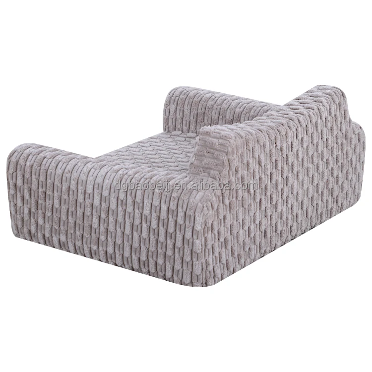 Sponge soft pet bed handmade high quality plush cat and dog sofa bed odorless pet sofa