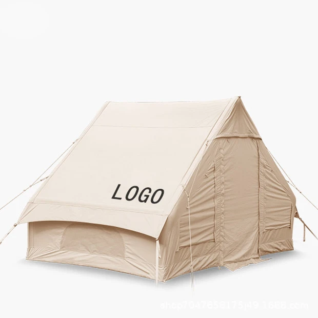 Factory Outlet Air Pole Inflatable Glamping Tent, Multi Persons Large Outdoor Camping Tent Inflatable Camping Tent