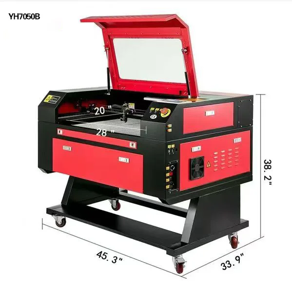 4060 6090  7050  1060  Factory Wholesale  co2 Laser Engraving Machine Easy Operate  Industrial grade full power glass laser tube